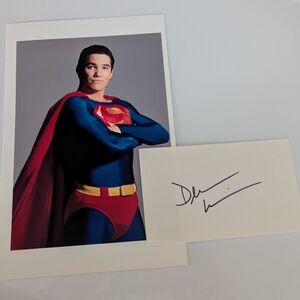 Dean Cain Autograph with Superman Promo Photo